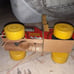 VINTAGE WALT DISNEY WOODEN MICKEY MOUSE PUDDLE JUMPER TOY EXCELLENT CONDITION