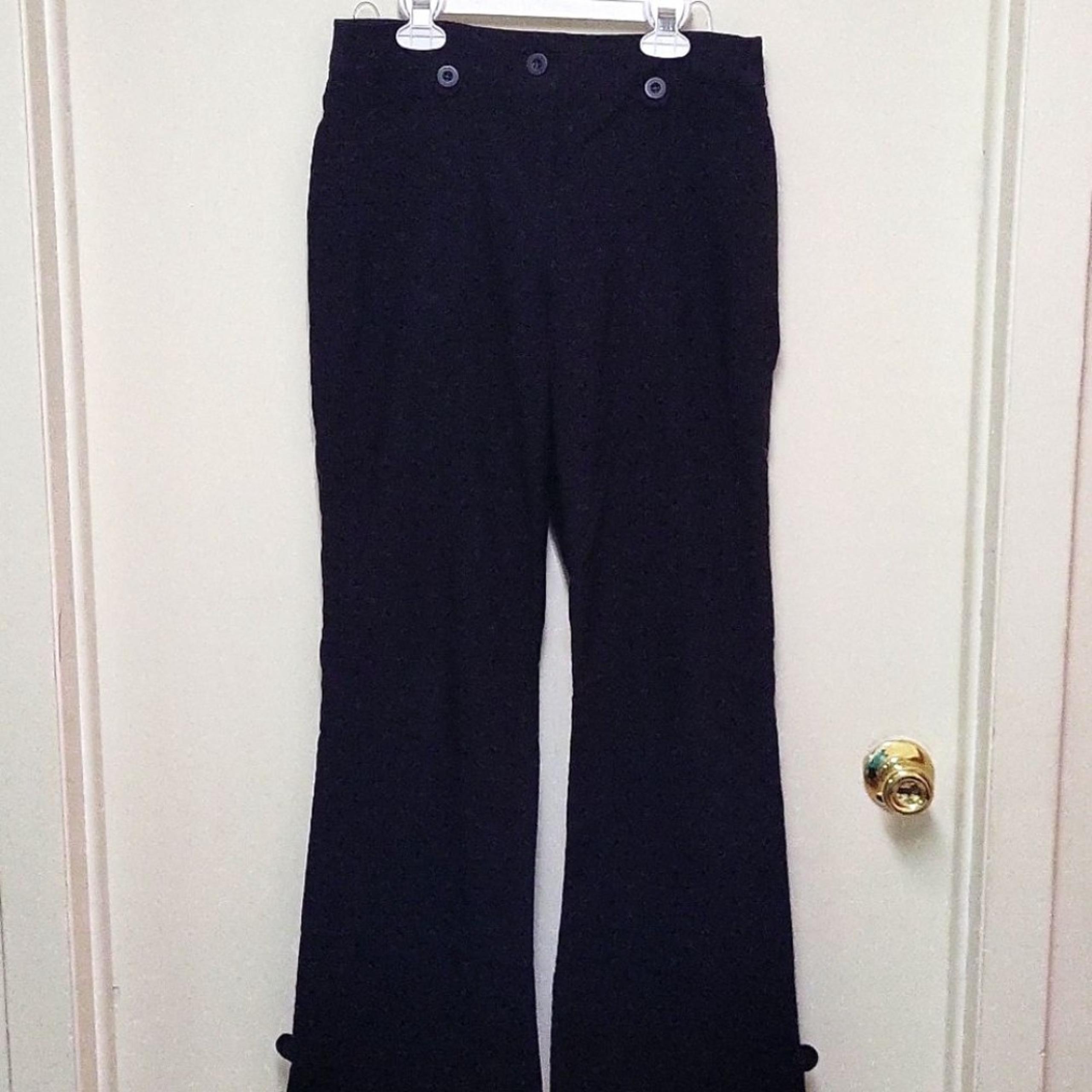 Vintage No Boundaries Black Stretch Bootcut Dress Pants
