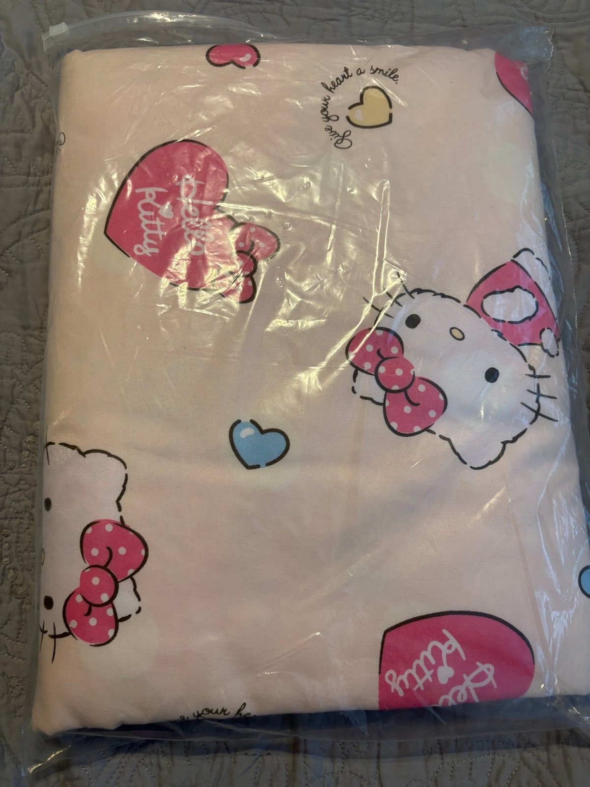 Hello kitty duvet set queen