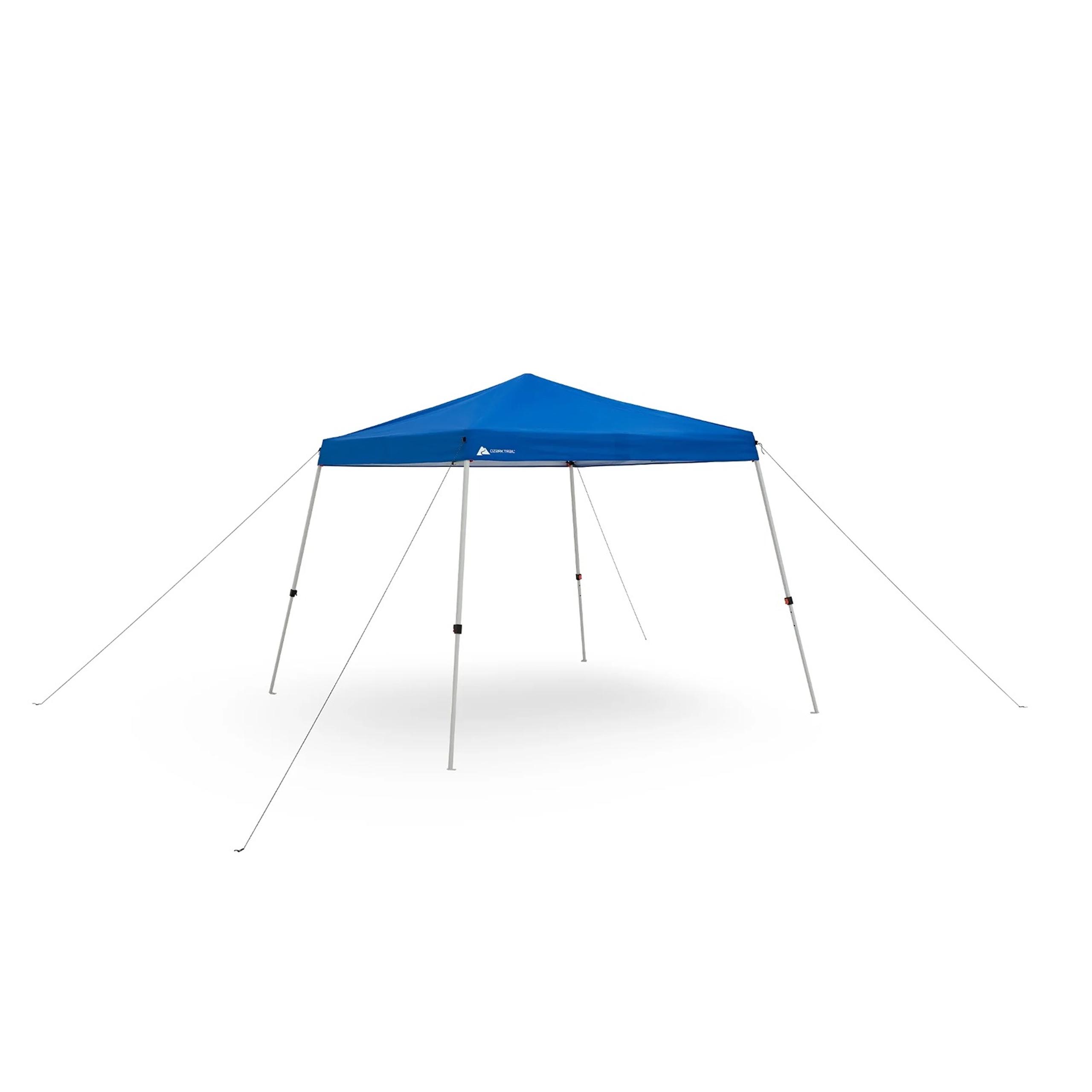 Ozark Trail 10' x 10' Instant Slant Leg Pop-up Canopy Outdoor Shading Shelter, B
