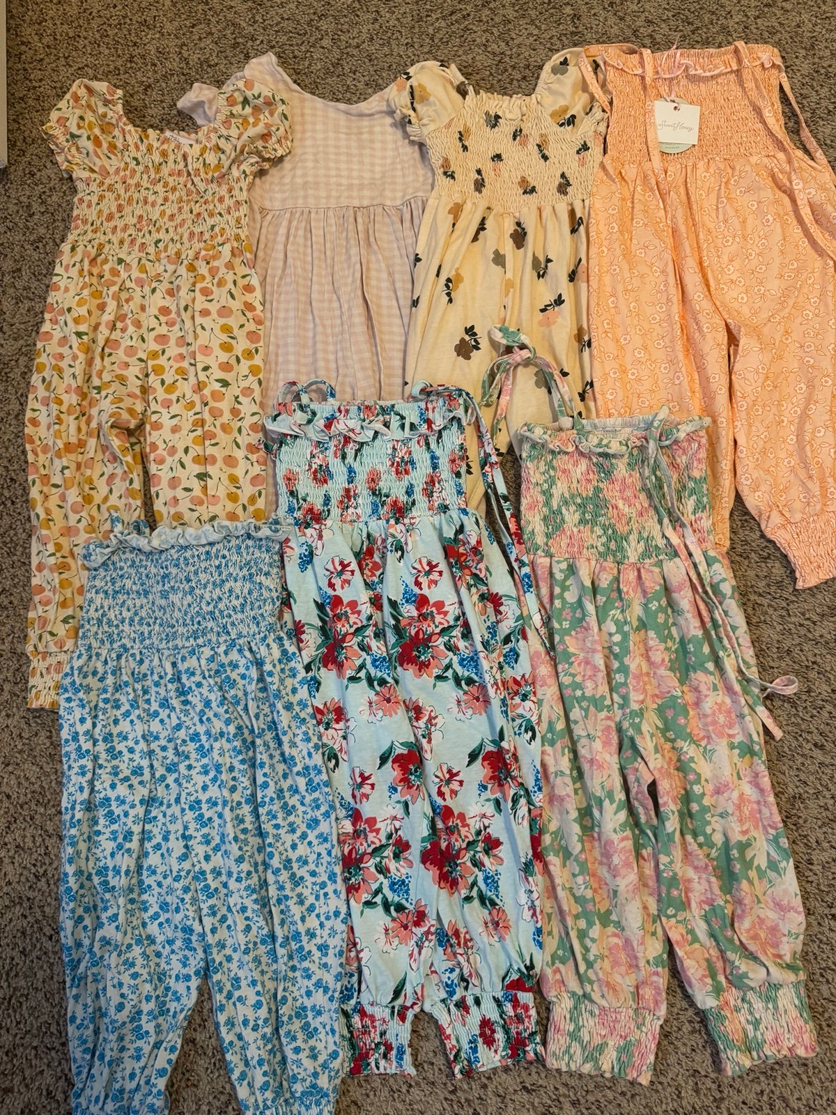 Sweet honey rompers