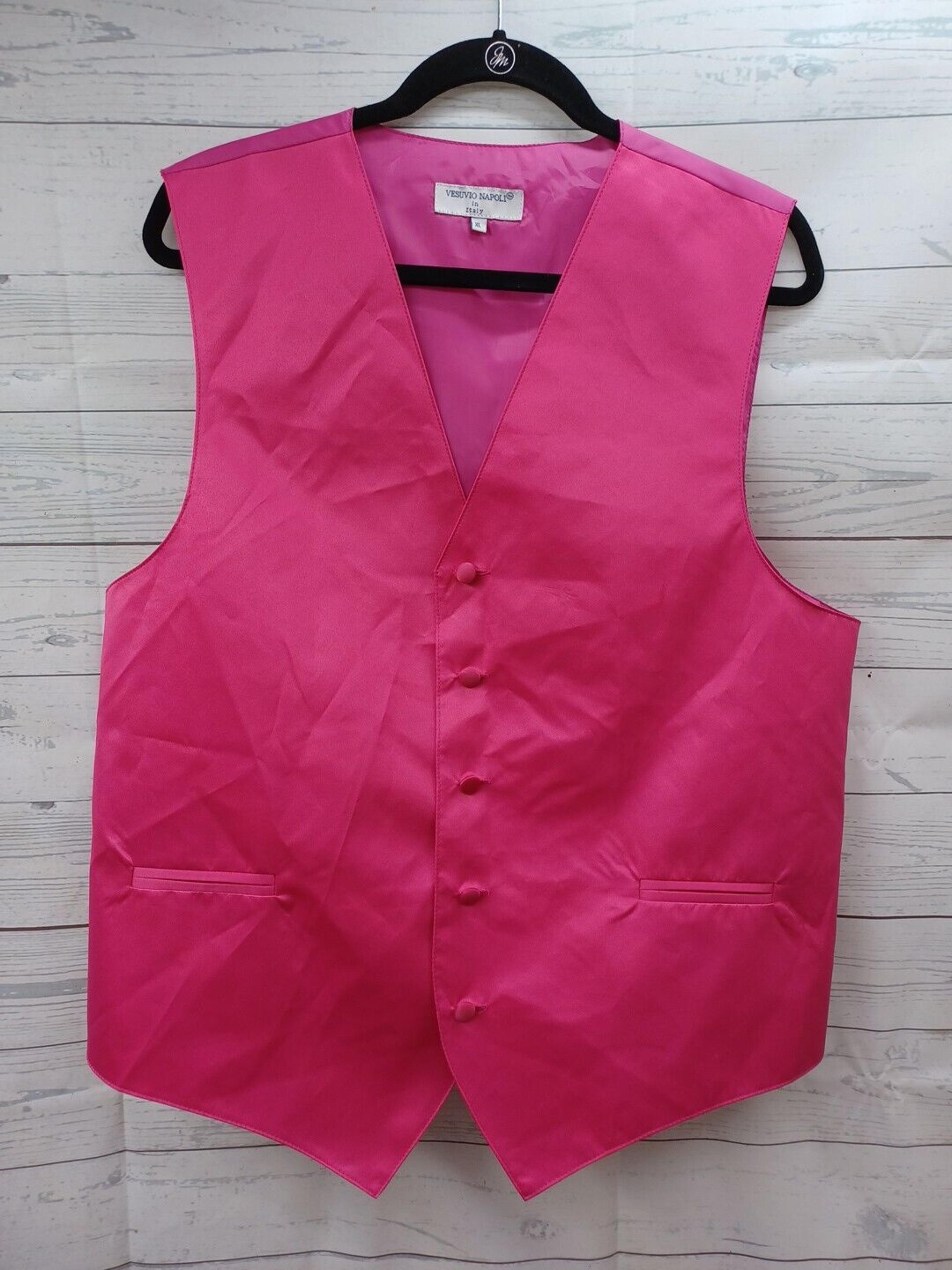 VESUVIO NAPOLI Italy Men’s Vest Red Sz XL