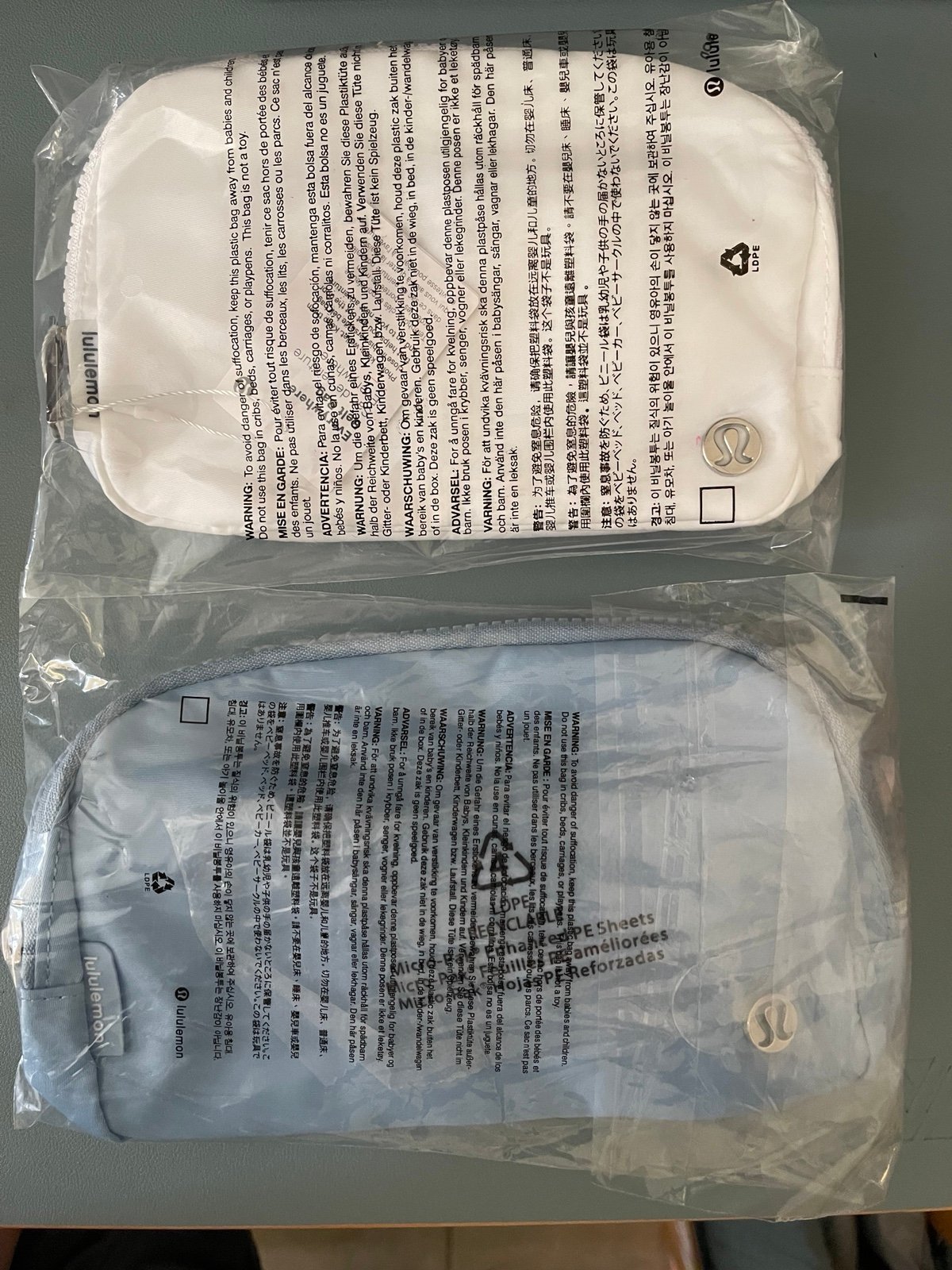 Lululemon everywhere belts bag 1Lcombo *** White + windmill ***