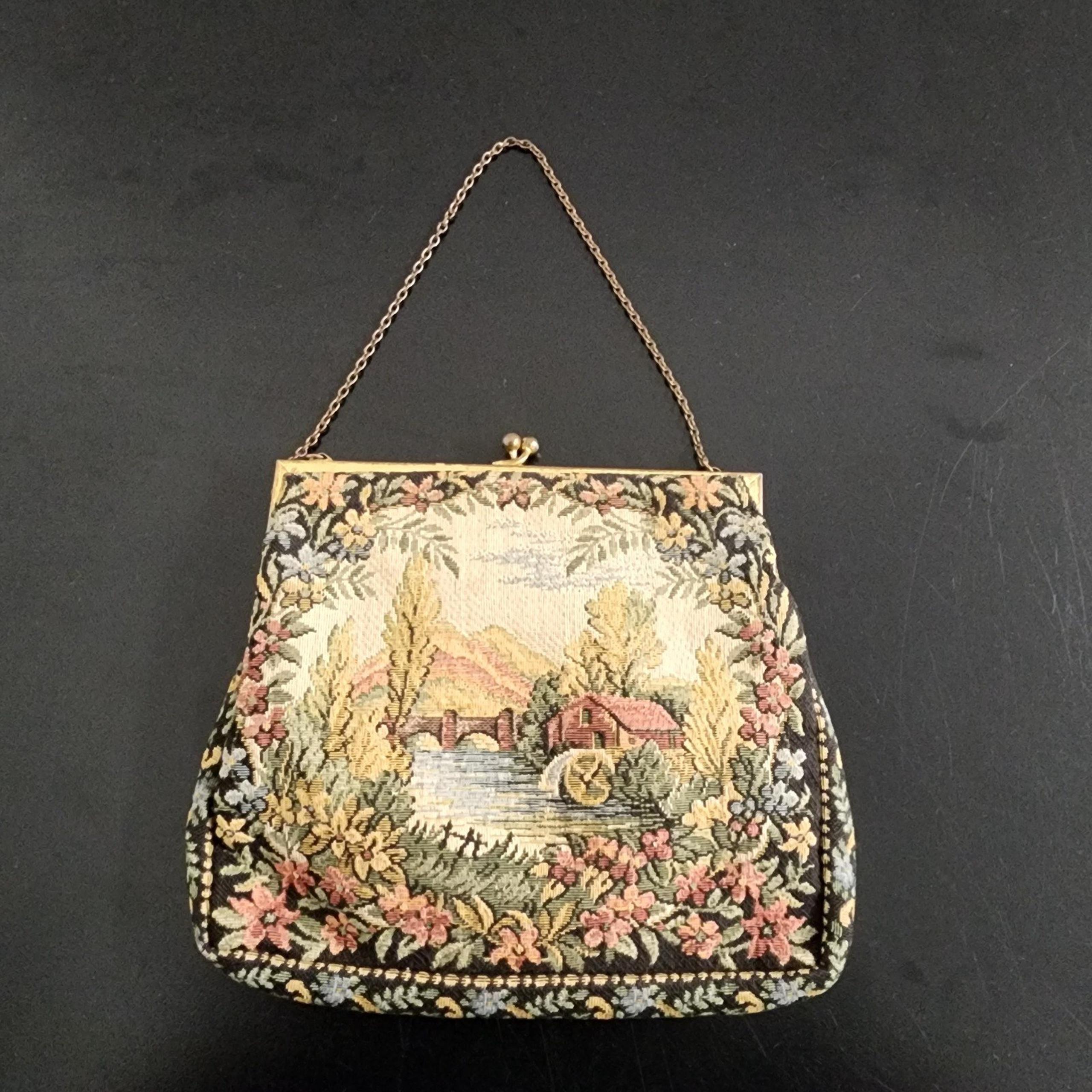 Walborg Antique clutch Vintage Handmade France