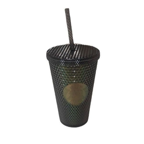 Starbucks Fall 2020 Grande Black Iridescent Studded Cold Cup 16oz Tumbler New