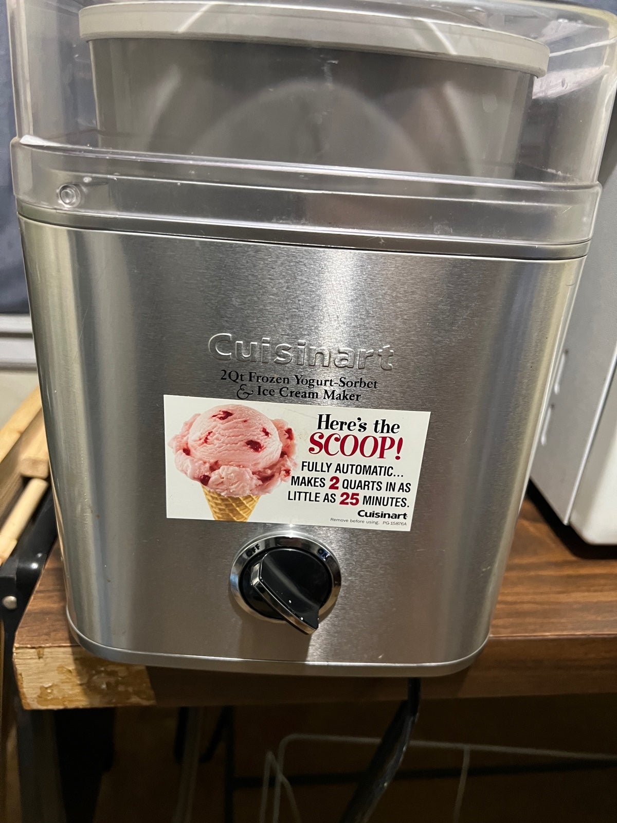 Cuisinart Yogurt, Sorbet and Ice cream maker