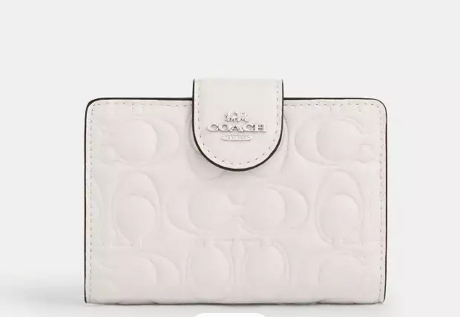Coach Medium Corner Zip Wallet In Signature Leather