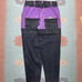 Vtg y2k baggy jeans jordache loose tapered black purple JNCO style skater 34x33