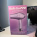 NEW Babyliss Pro Nano Titanium Travel Purple Hair Dryer Foldable Handle 2 Speed