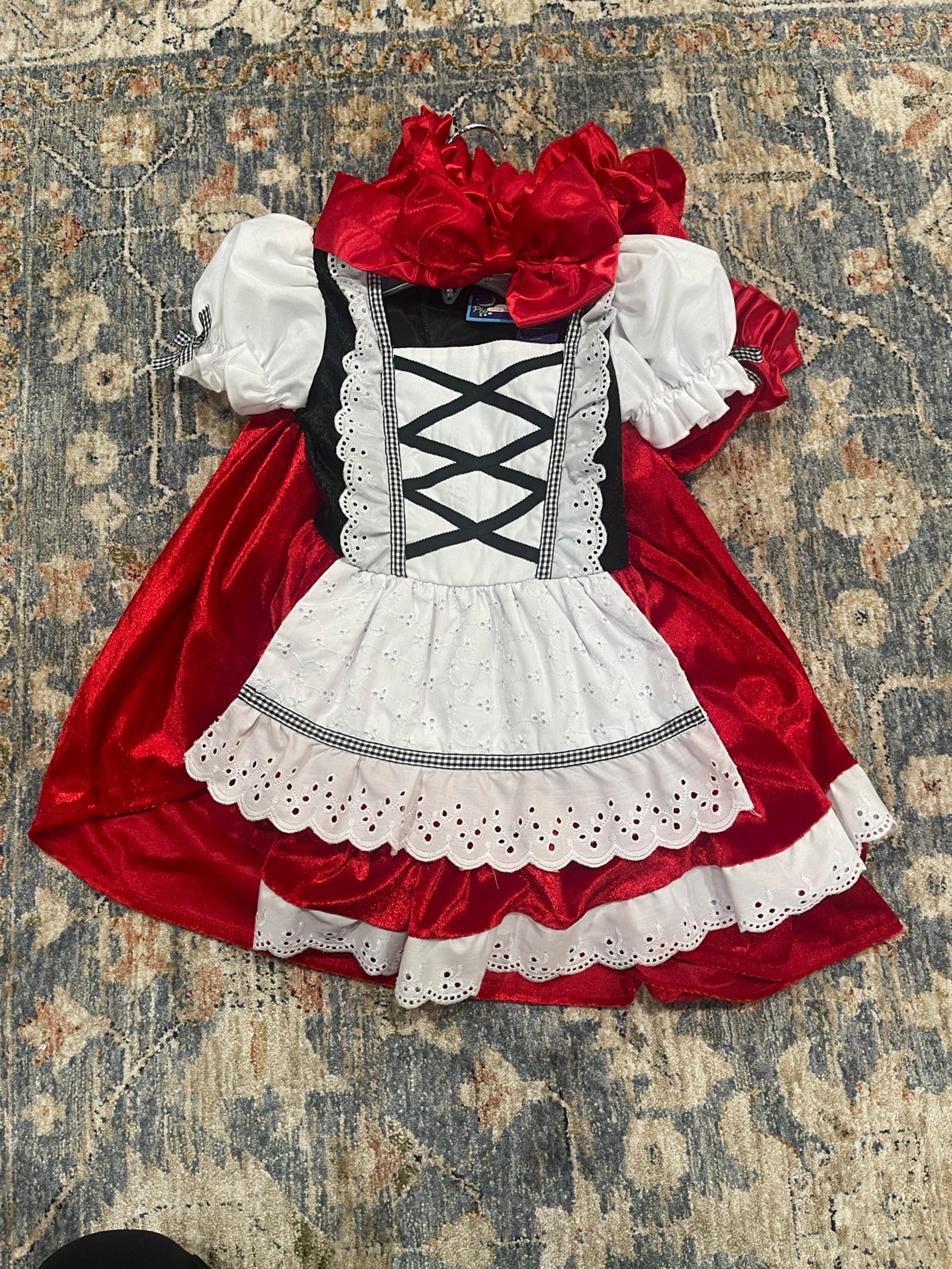 Girl Red Riding Hood Halloween Costume size 3T Dream Play Imagine