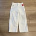 NWT Spanx Stretch Twill Cropped Wide Leg Bright White Pull On Size PS Petite