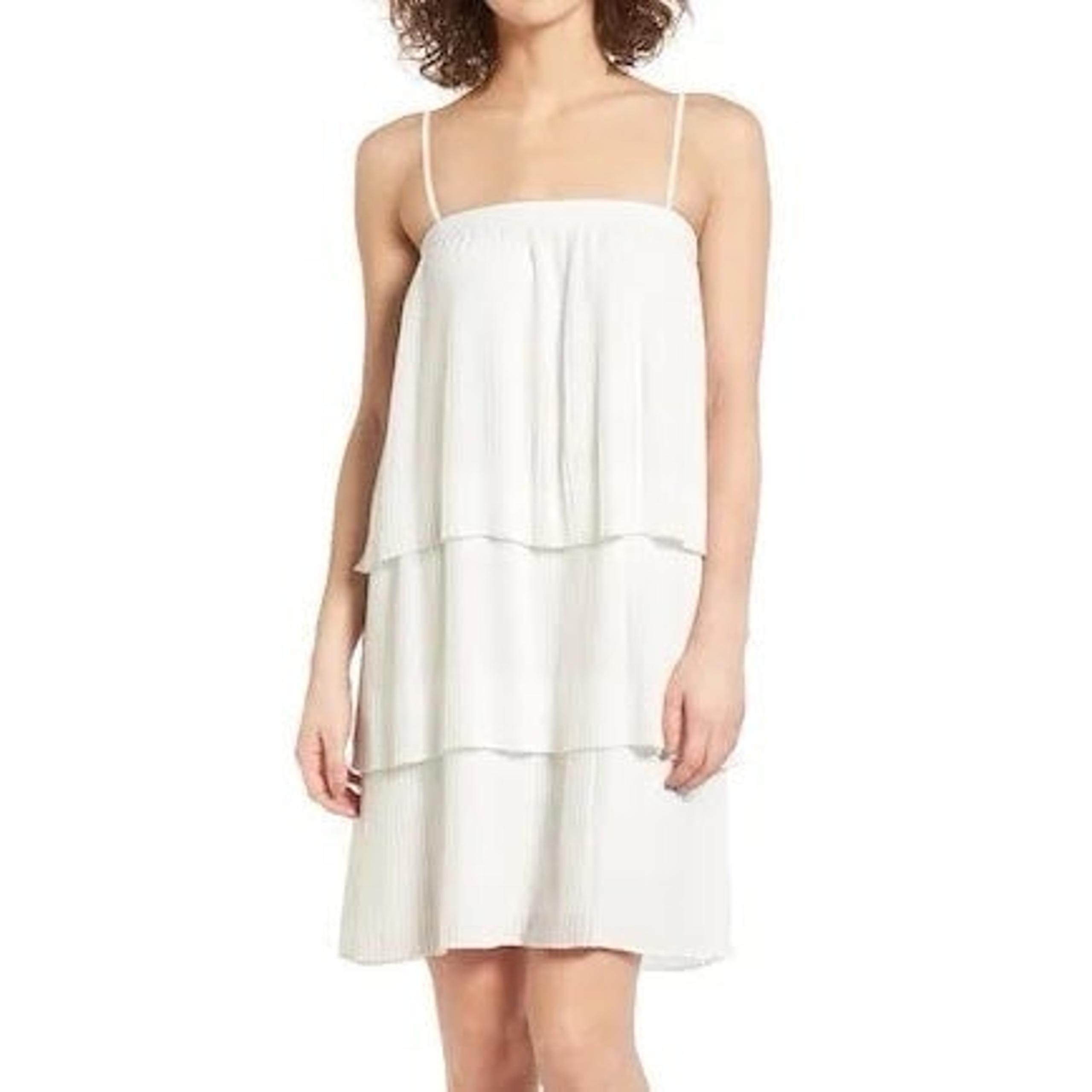 Women’s Chelsea28 ivory tiered chiffon slip dress