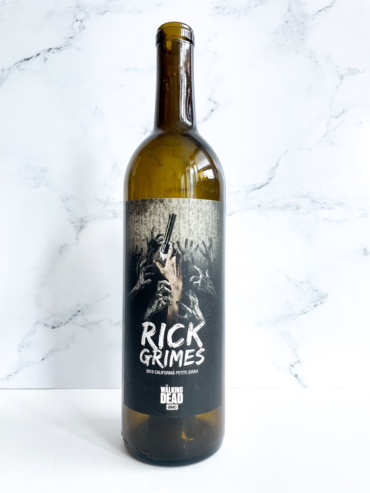 TWD The Walking Dead Wine Bottle - Empty - Rick Grimes Collectible
