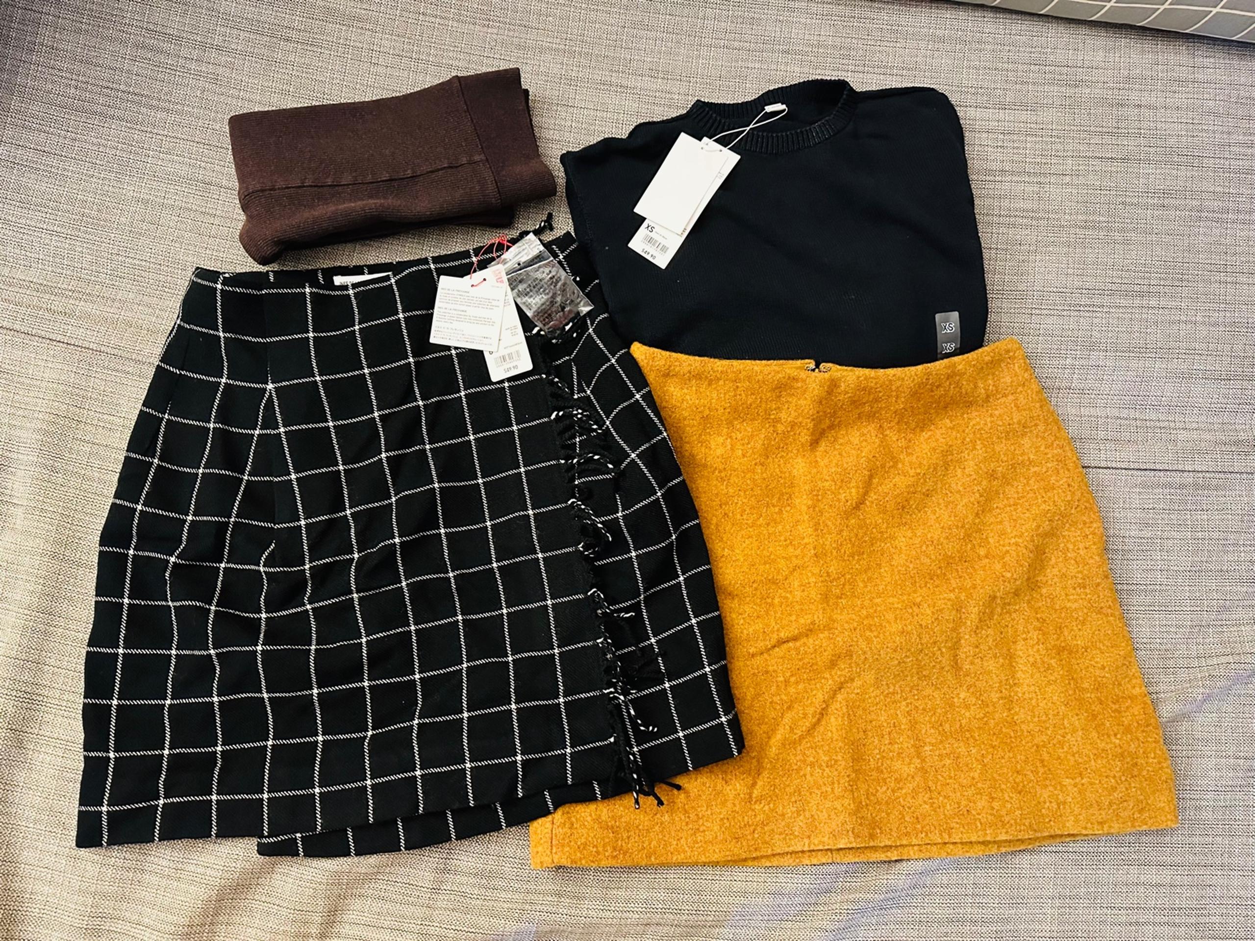 Winter wool skirt