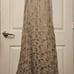 Anthropologie Moulinette Soeurs Pleated Cream Silver Skirt, size 4, Gently Worn