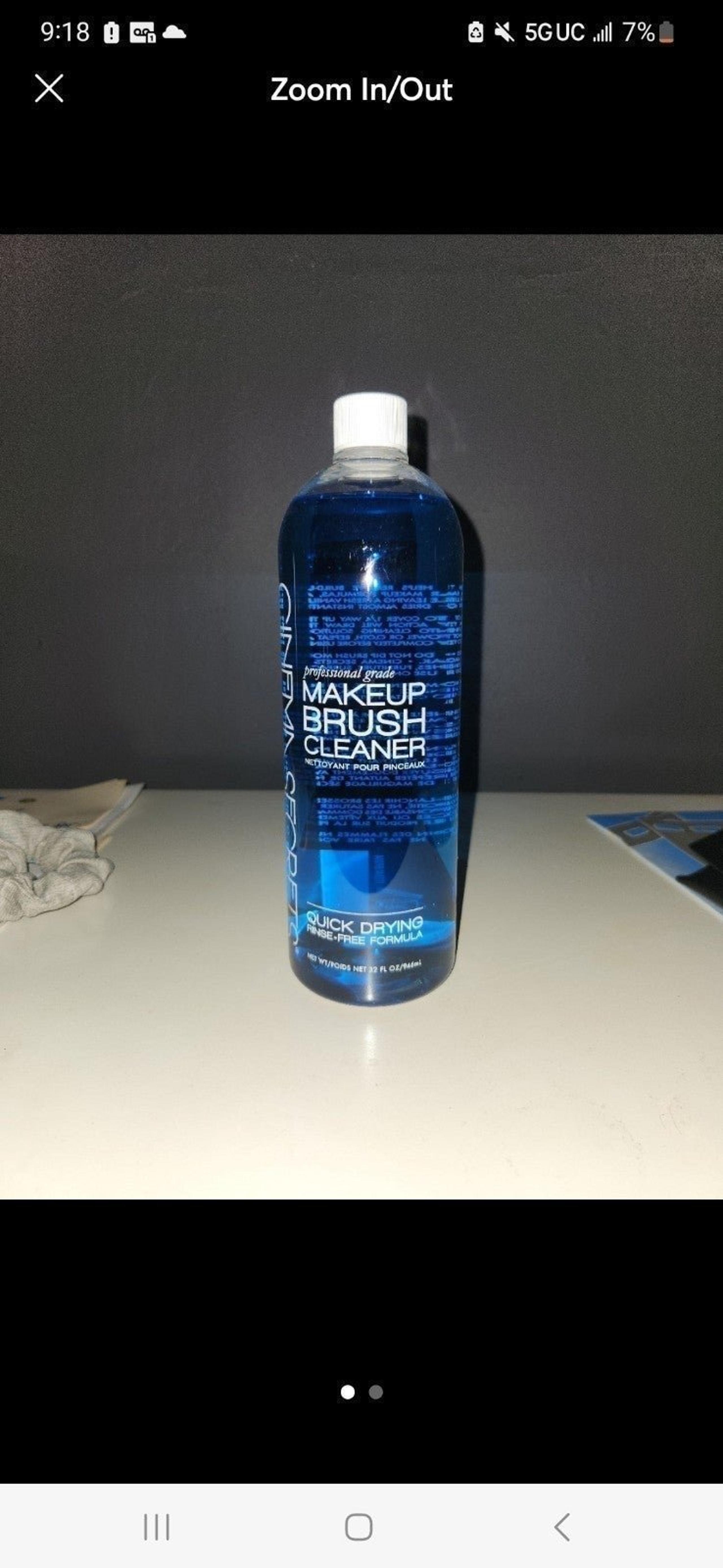 Cinema secrets brush cleaner
