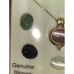 Sterling Silver Necklace with Interchangeable Gemstone Pendant