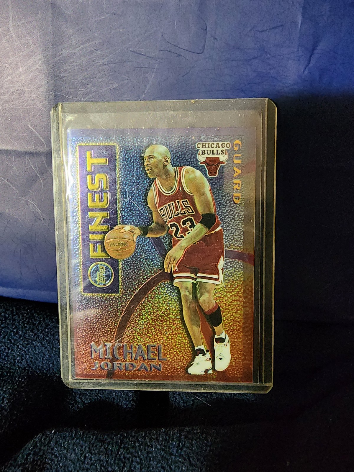 Michael jordan 1996 finest borderless bulls nba hof