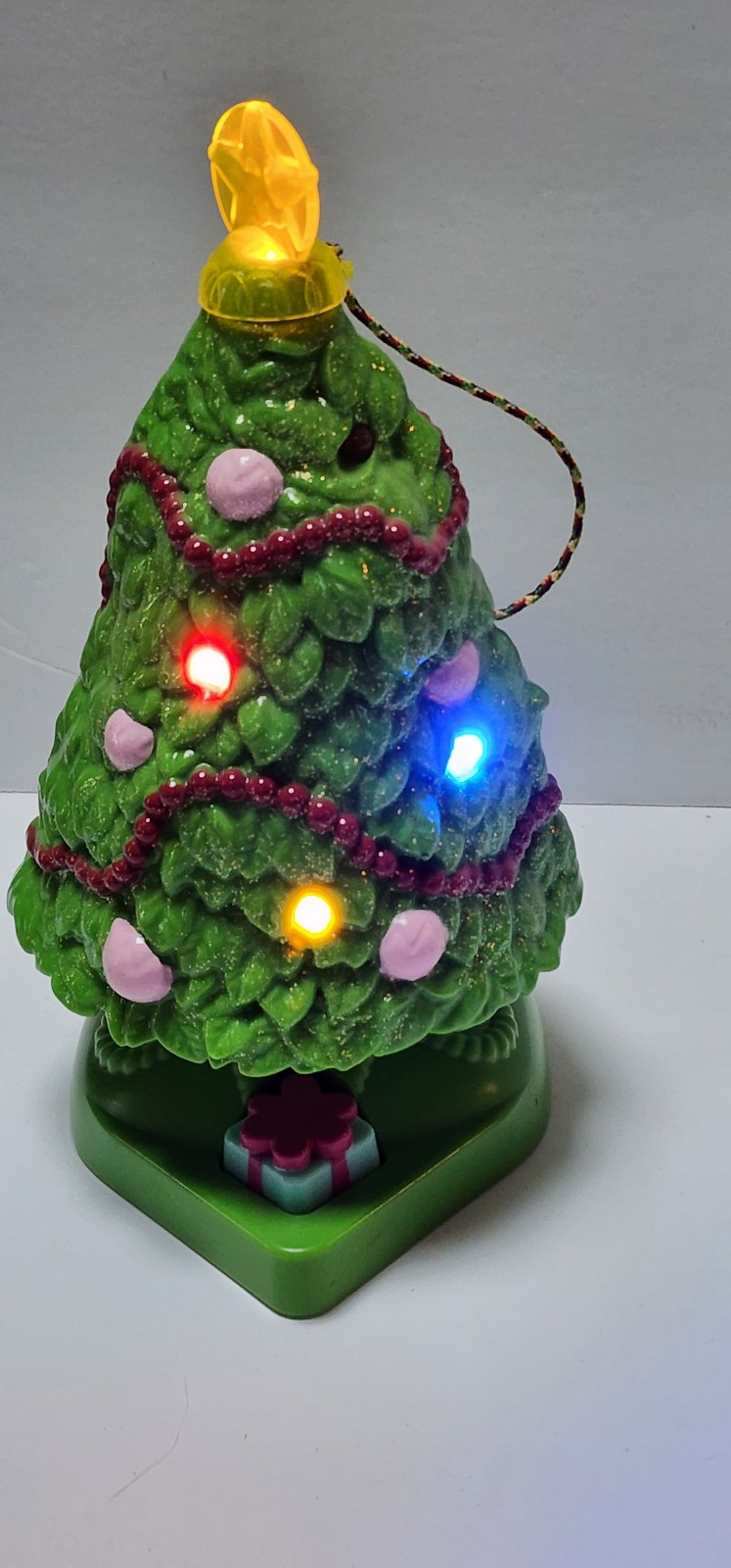 FISHER PRICE DOLLHOUSE CHRISTMAS TREE LIGHTS DECOR MUSICAL HOME FOR HOLIDAYS