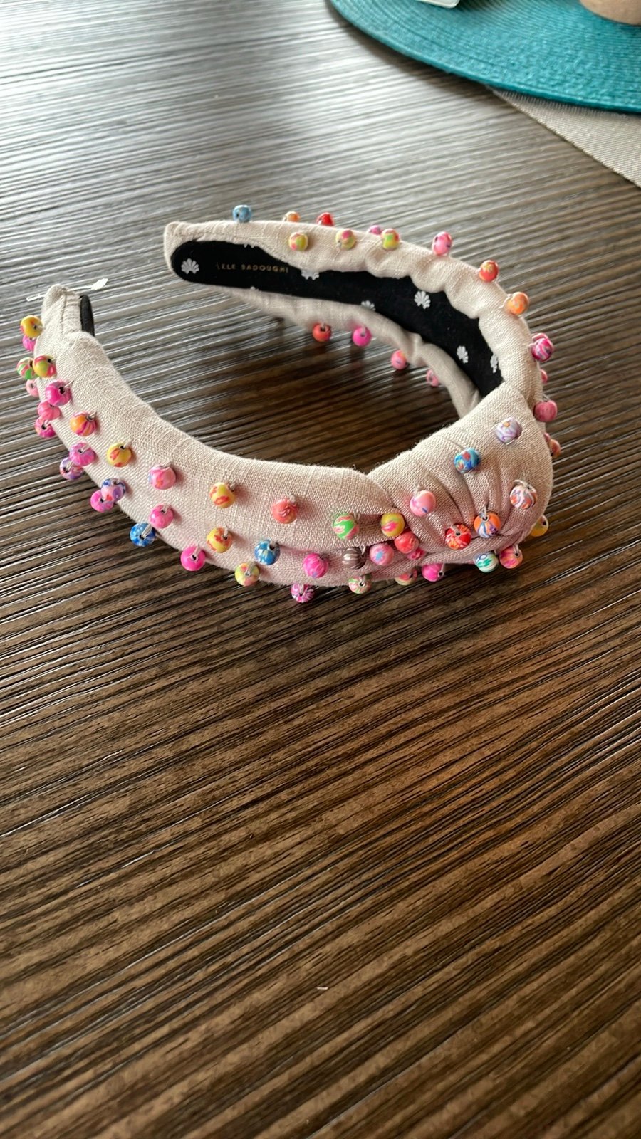Lele Sadoughi Multicolor Millefiori Beaded Headband