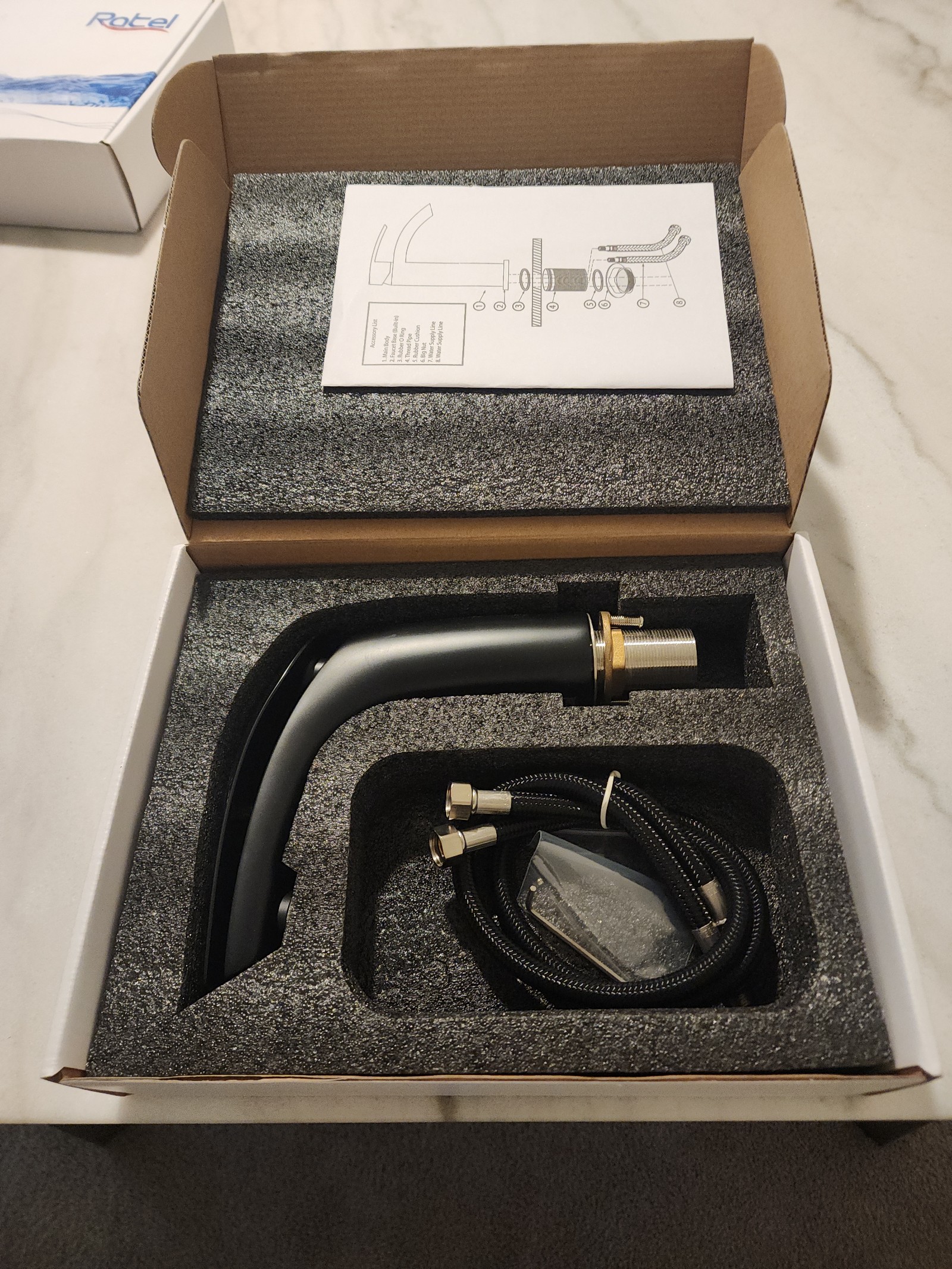 Matte Black Ratel bathroom faucet
