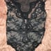 Victoria’s Secret Black Lace Onsie