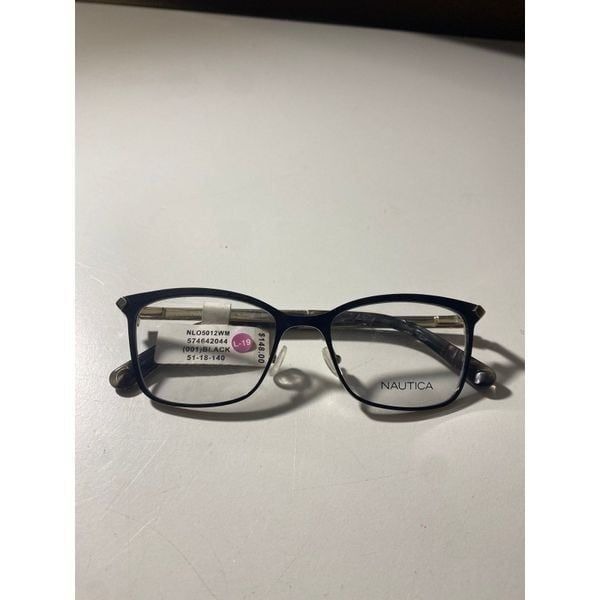 Nautica NLO5012WM Womens Black Eyeglasses 55-18-140 574642044 L-19
