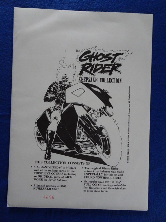 The Ghost Rider Keepsake Collection No. 4696/5000 New - Signed (Marvel Comics)