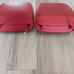 07 ford mustang GT Convertible front seat red headrest