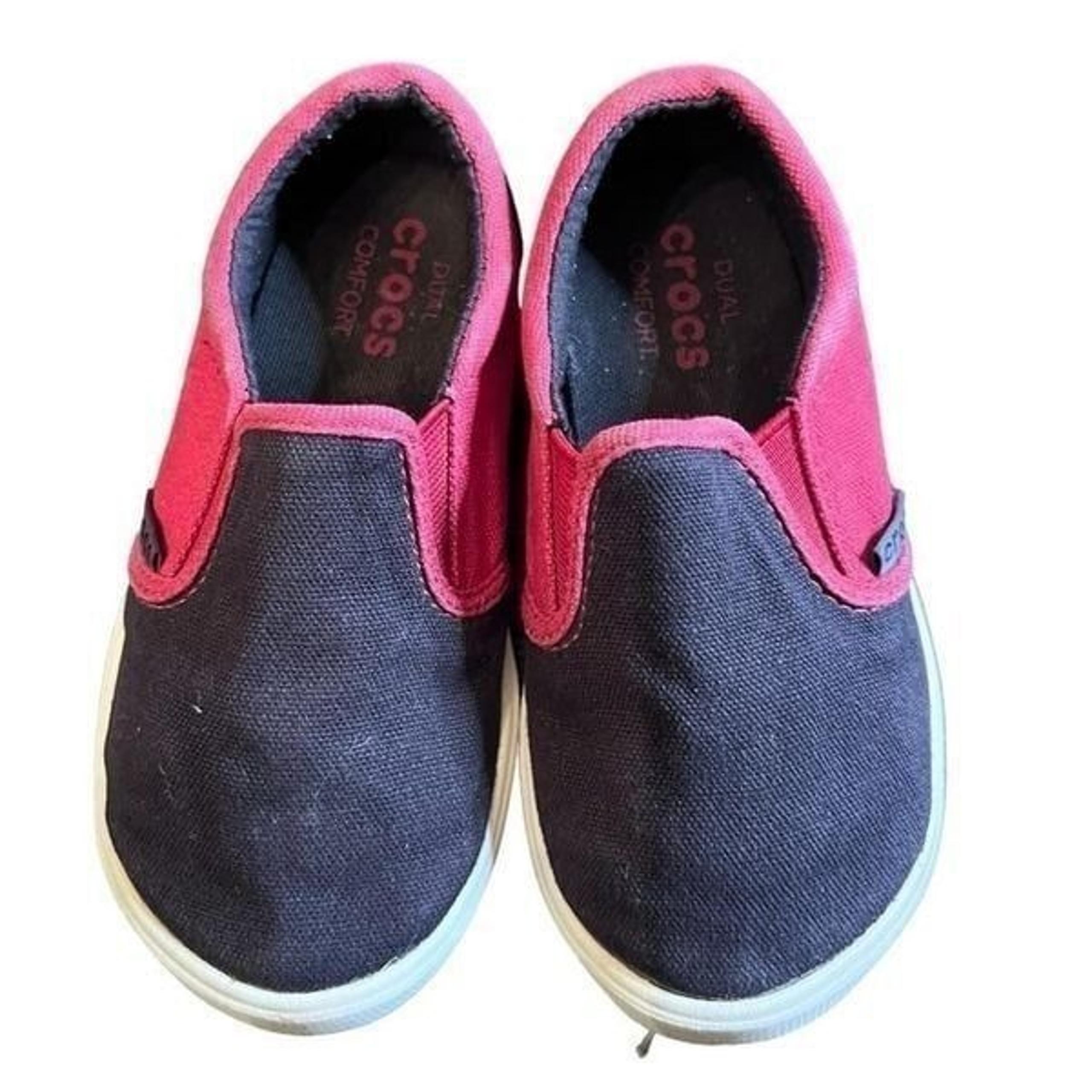 Unisex Crocs Slip-On Shoes - Size 9c - Blue/Red