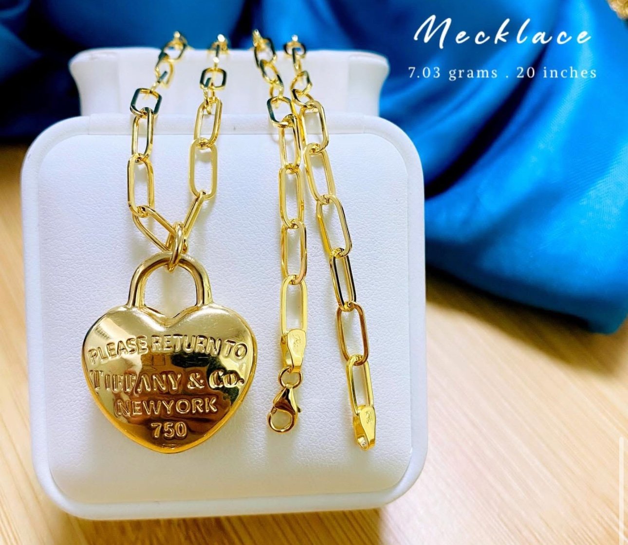 18k Gold Necklace and Pendant