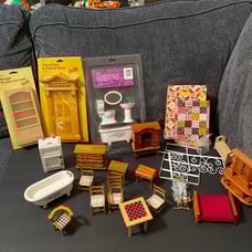 Miniature Doll House Furniture Lot