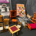 Miniature Doll House Furniture Lot