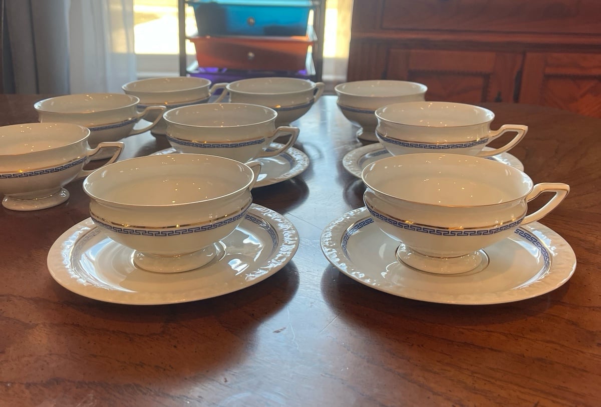 Rare Rosenthal Maria 2 1/2” Cups and Saucers