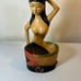 Vintage wooden mandalay Bay mermaid bowl/dish