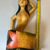 Vintage wooden mandalay Bay mermaid bowl/dish