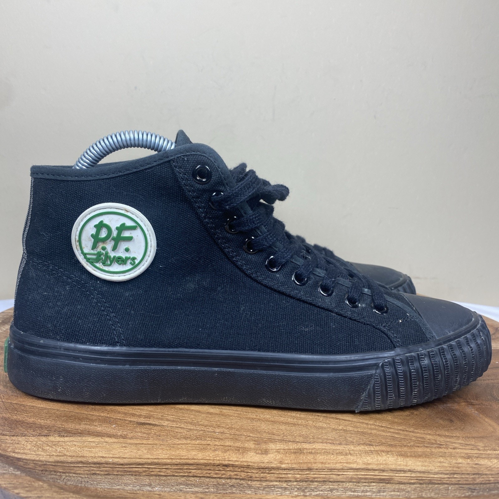PF Flyers Sandlot Center Mens Black Size 9 High top shoes