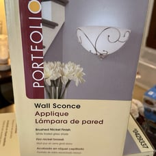 Portfolio wall sconce