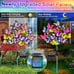 2pack solar butterfly garden lights