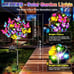 2pack solar butterfly garden lights