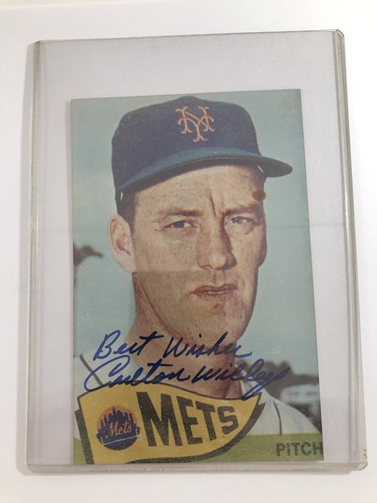 Carlton Willey Autographed Photo