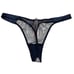 NWT VICTORIA'S SECRET Dream Angel Thong Pantie Sz S Blue Mesh Pink