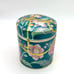 Kintsugi Container Stash Pot Chinese Floral Porcelain Gold Crack Growth Gift