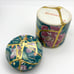 Kintsugi Container Stash Pot Chinese Floral Porcelain Gold Crack Growth Gift