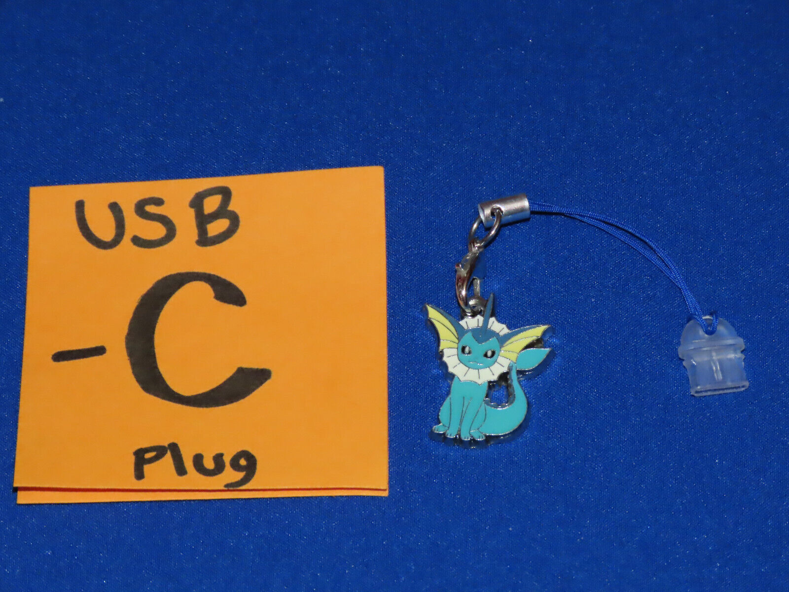 Pokemon Vaporeon USB-C Port Accessory Charm