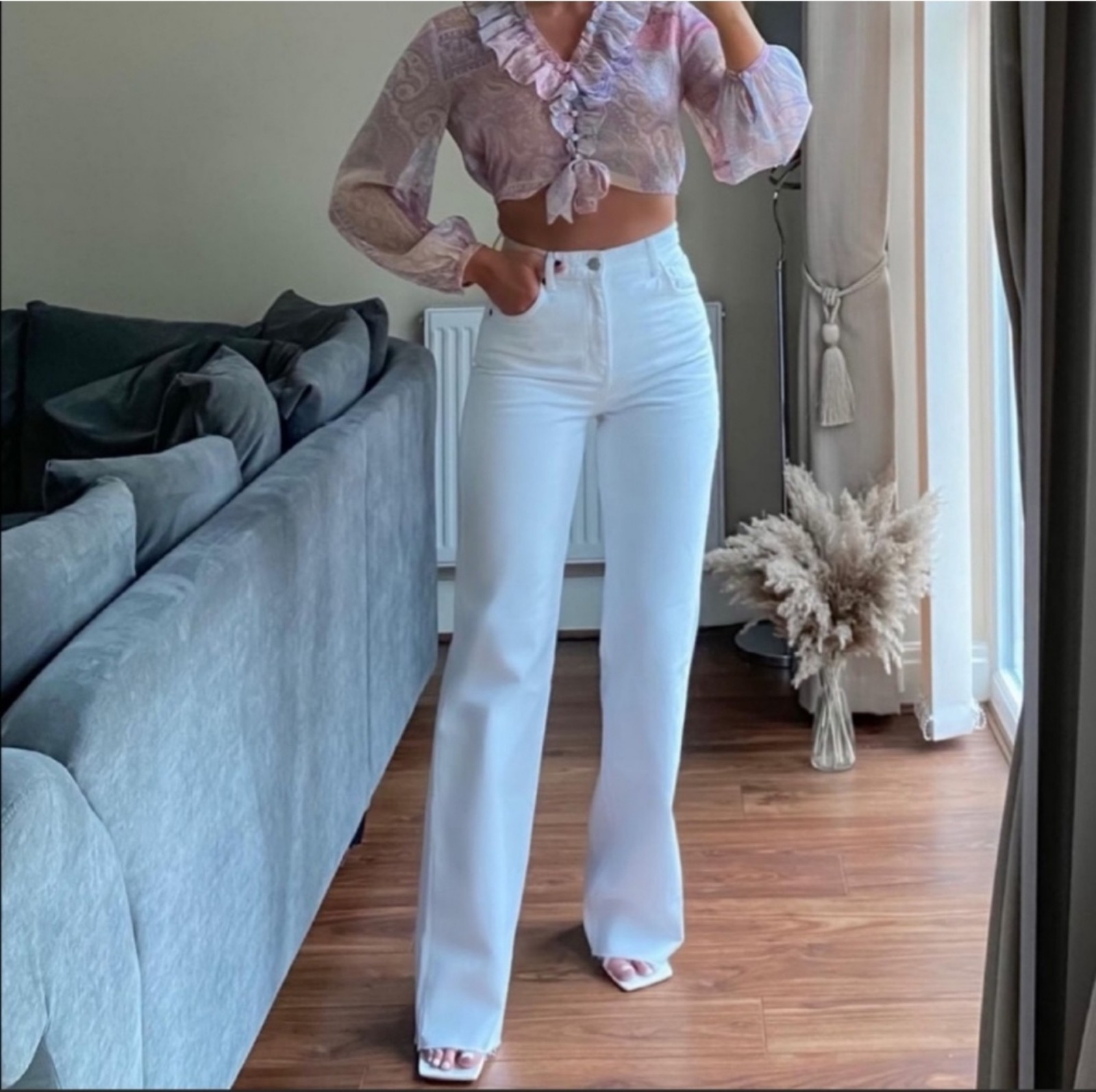 FLARE Z1975 JEANS WITH A HIGH WAIST SIZE 2