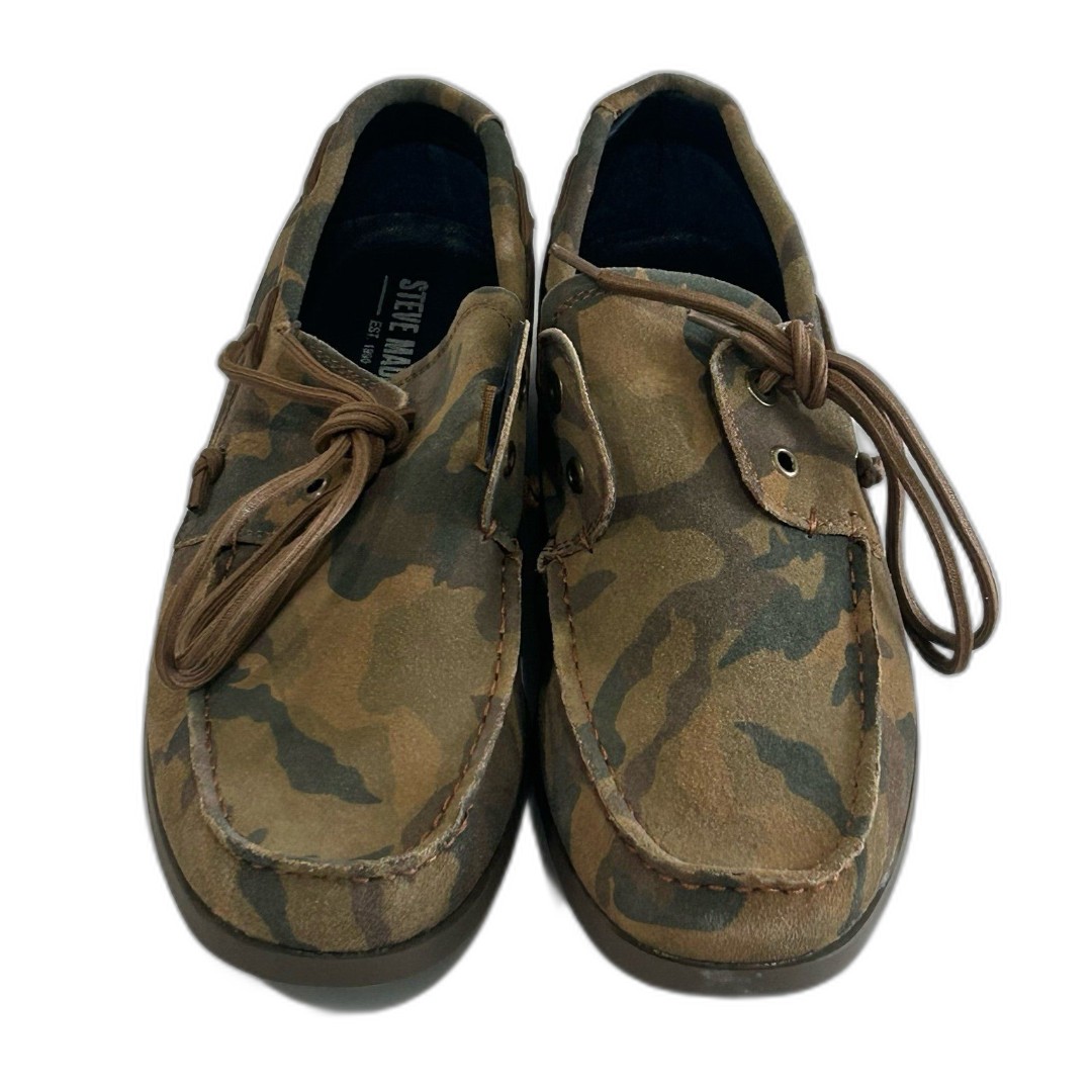 Steve Madden Men’s Size 10.5 Gametyme Camo Boat Shoes. LNWOT