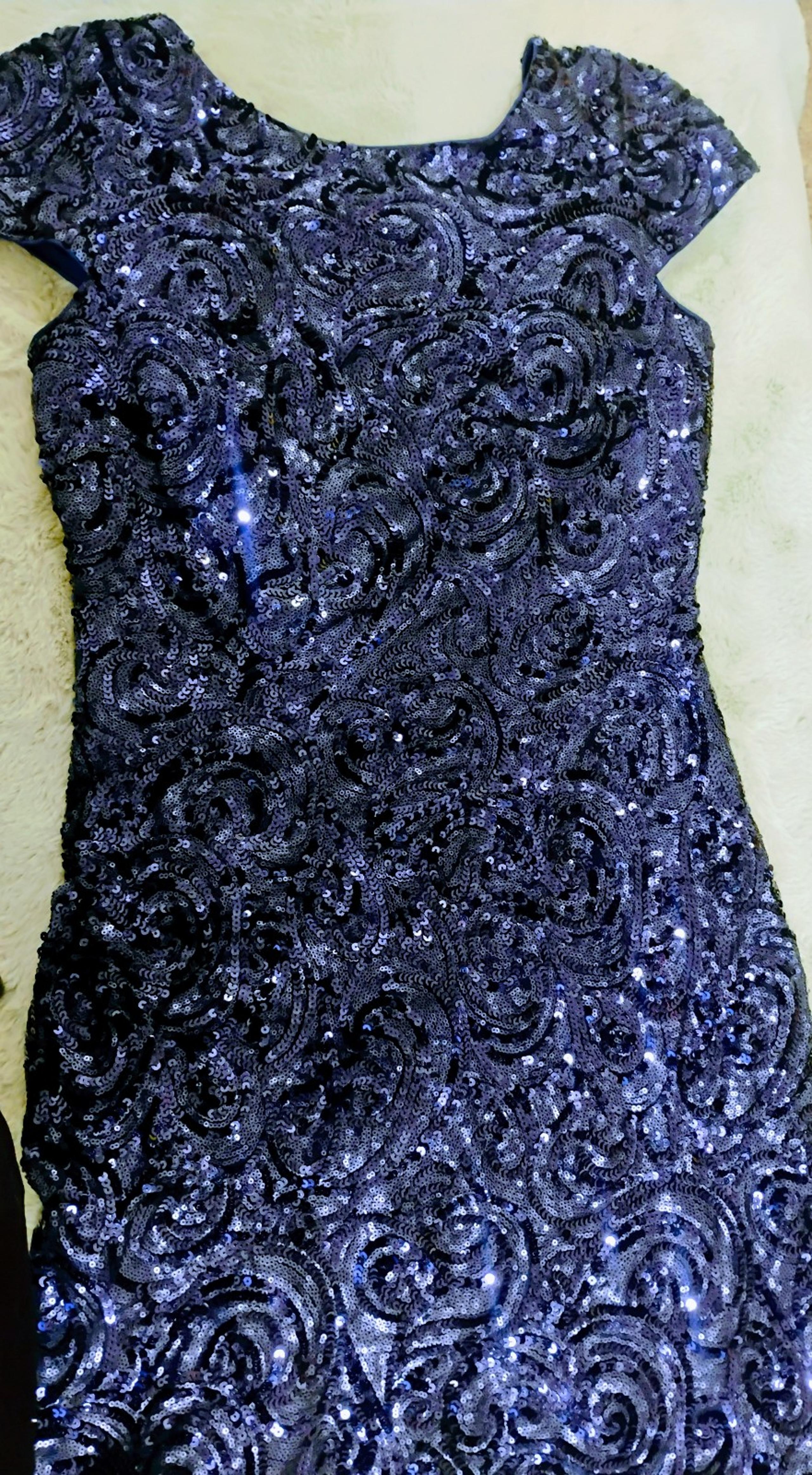 Badgley Mischka sequined dress