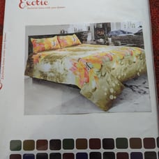 Queen size bedsheet with 2 pillow covers
