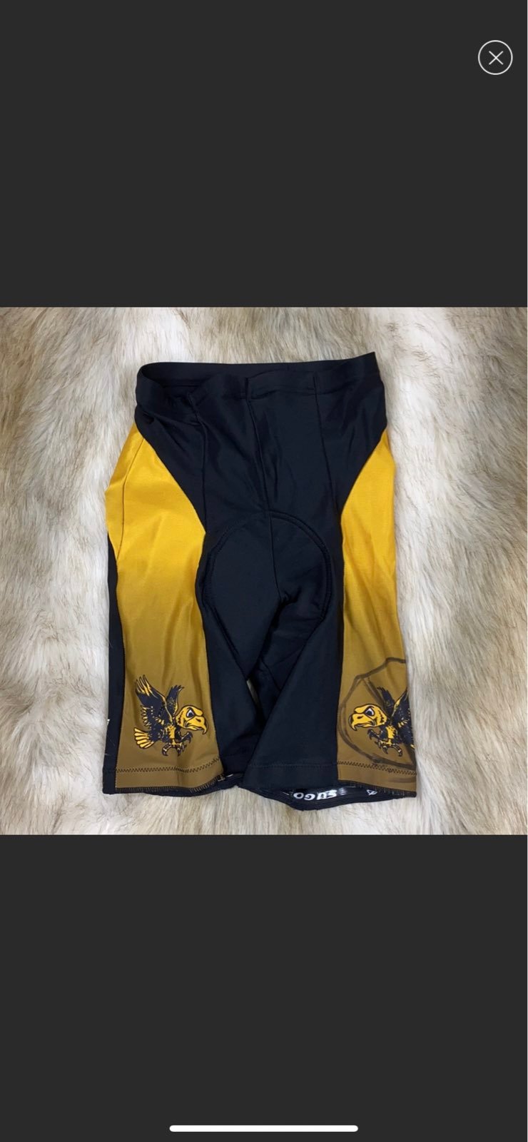 Men’s Sugoi Iowa Hawkeye Bike Shorts, M